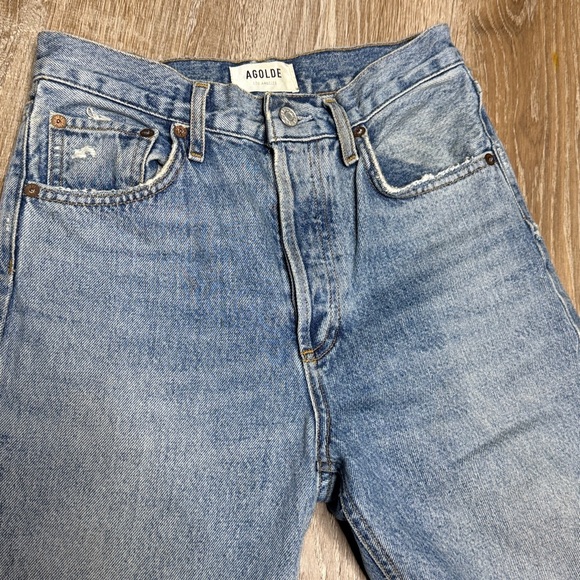 AGOLDE Riley High Rise Straight Crop - Picture 4 of 7